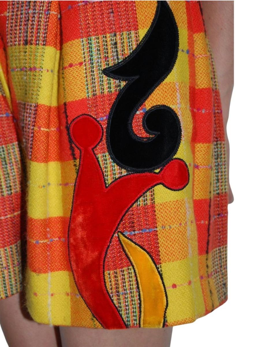 SHORTS - CHRISTIAN LACROIX KARIERTE HIGH WAIST SHORTS