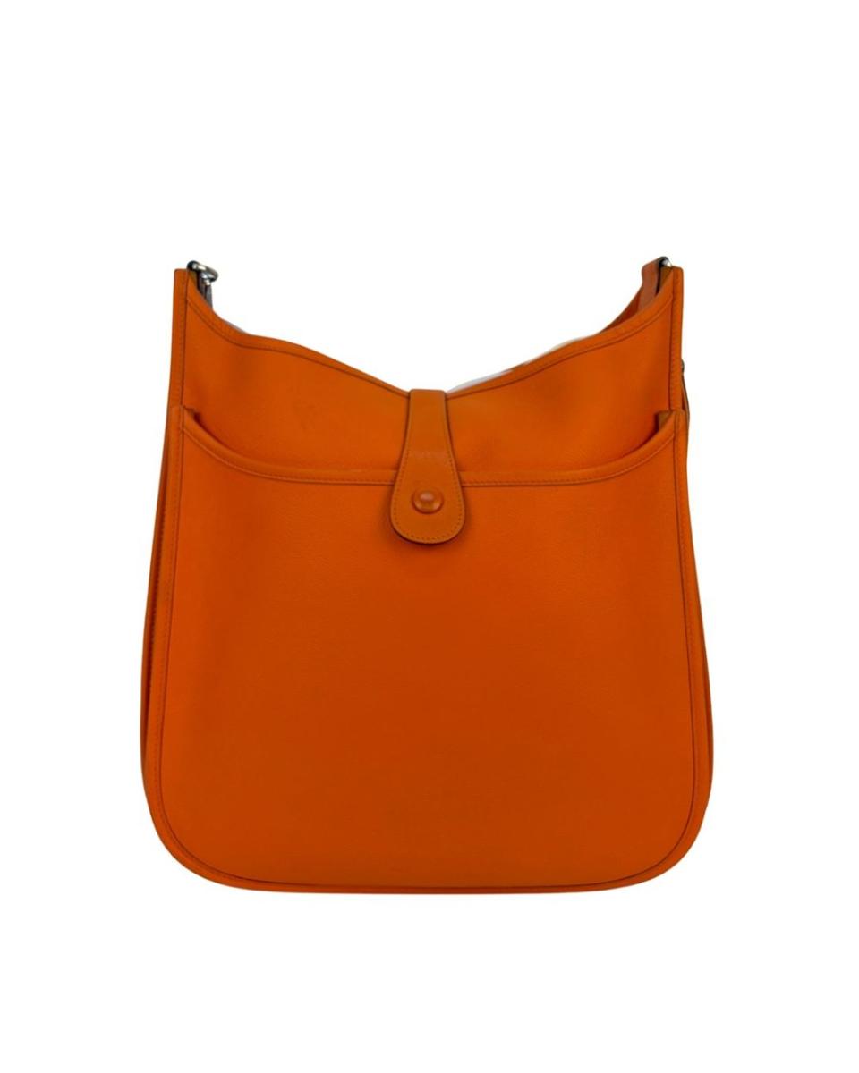 UMHÄNGE- & SCHULTERTASCHEN - HERMES EVELYNE II ORANGE EPSOM