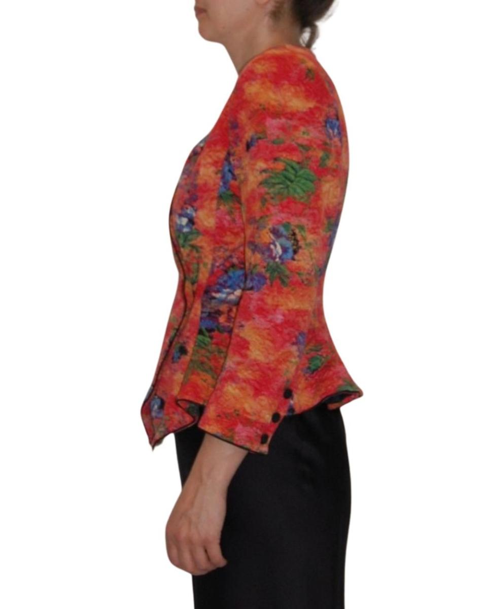 BLAZER - UNGARO WICKELBLAZER GEMUSTERT ROT