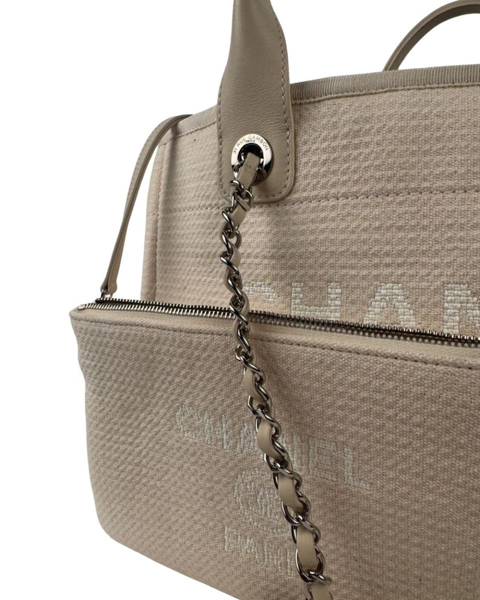 SHOPPER - CHANEL DEAUVILLE BEIGE