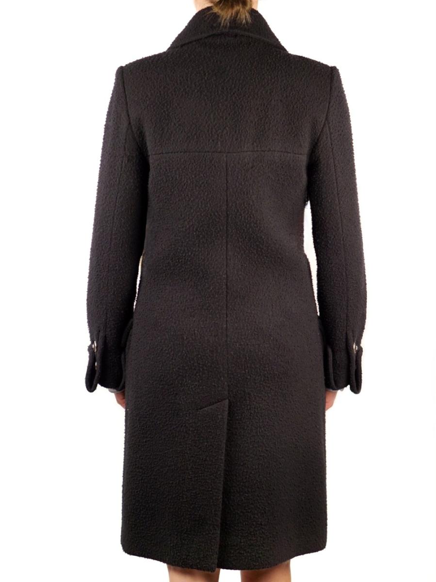 MANTEL - CHANEL VINTAGE WOLLE ZWEIREIHIGER SCHWARZ