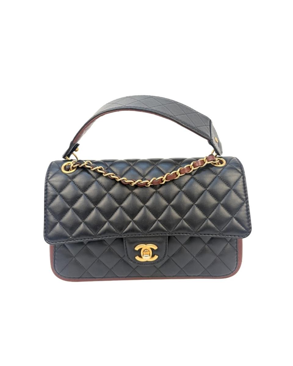 CROSSBODY & SHOULDERBAGS - CHANEL TIMELESS BLACK BROWN