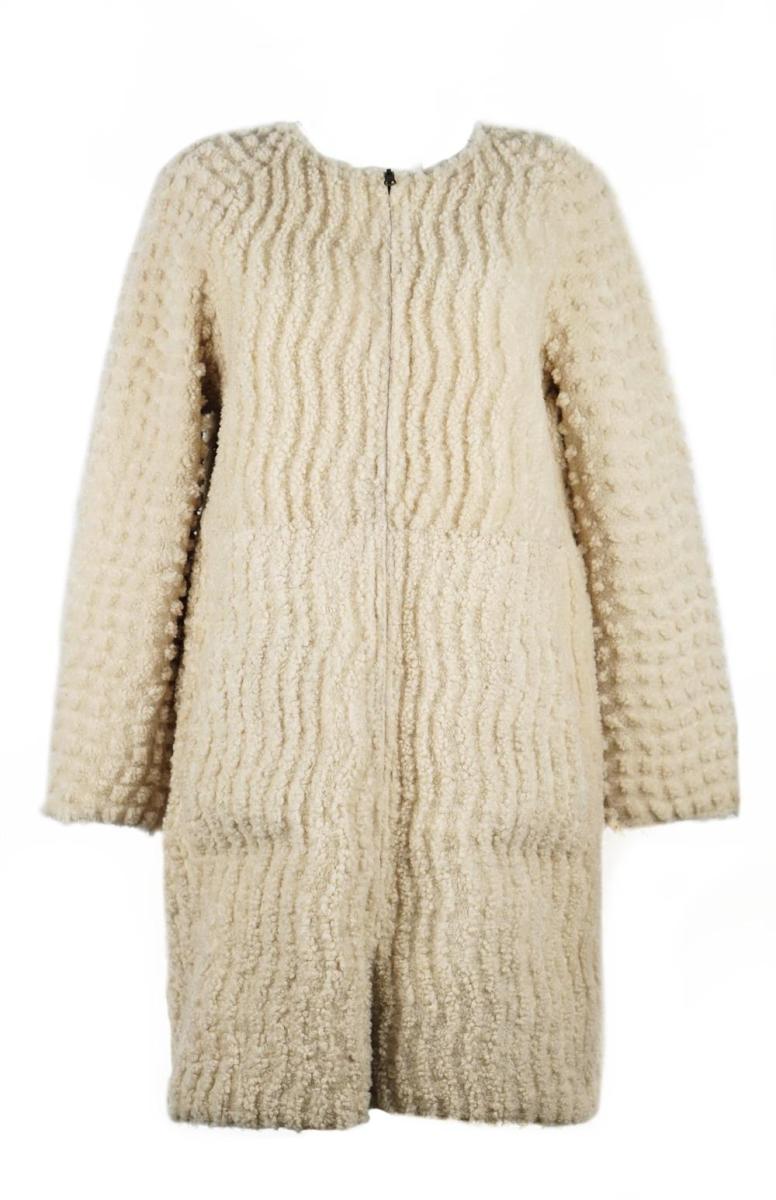COAT - SPRUNG FRÈRES MERINO SHEARLING BEIGE
