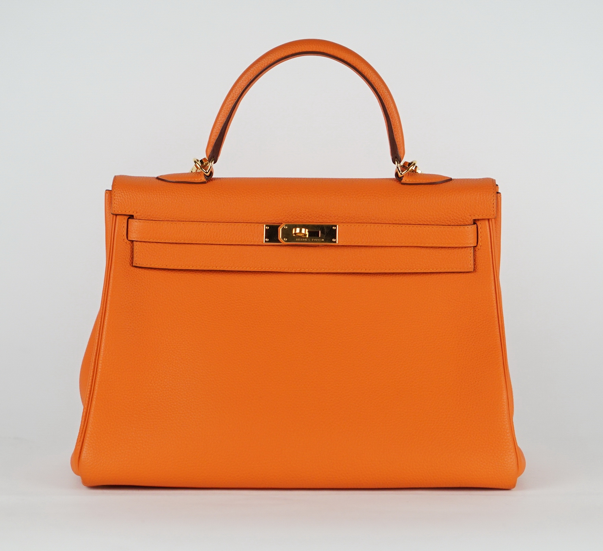 HENKELTASCHE - HERMÈS KELLY 35 ORANGE