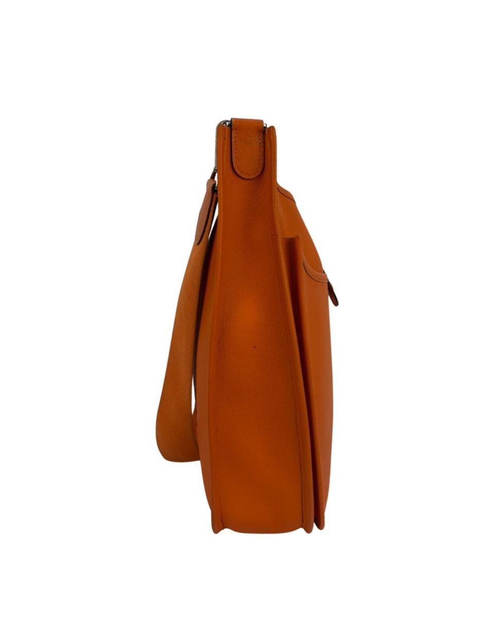UMHÄNGE- & SCHULTERTASCHEN - HERMES EVELYNE II ORANGE EPSOM