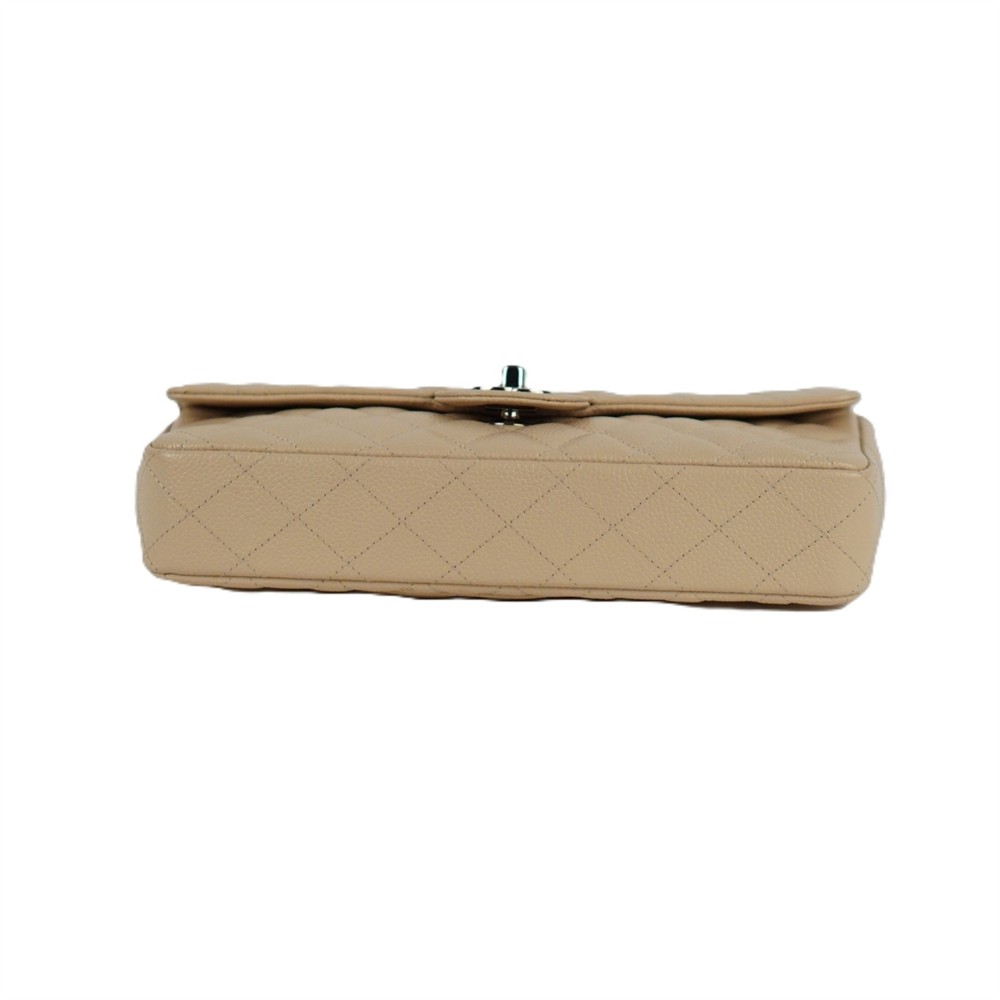 SCHULTERTASCHE - CHANEL BAGUETTE CAVIAR BEIGE