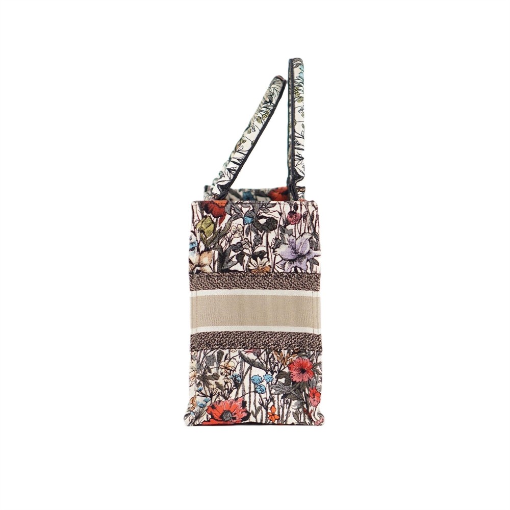 HENKELTASCHEN - DIOR BOOK TOTE MULTICOLOR MILLE FLEURS