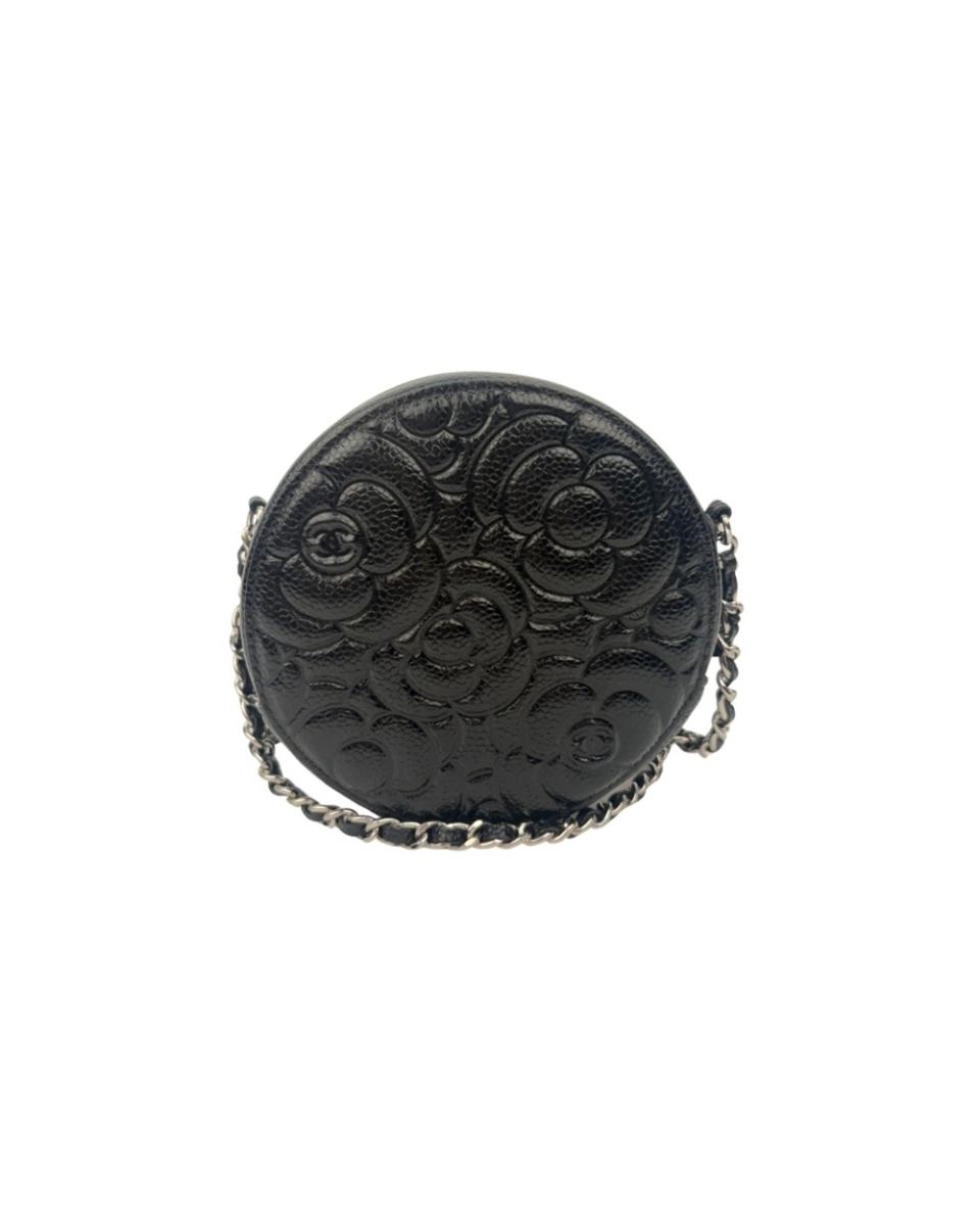 UMHÄNGE- & SCHULTERTASCHEN - CHANEL CAVIAR CAMELLIA MINI