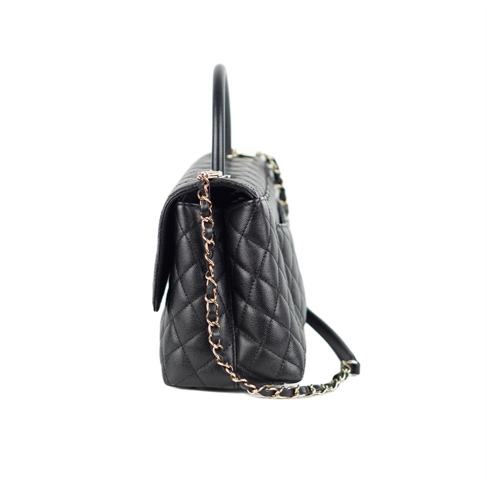 HANDTASCHE - CHANEL COCO HANDLE SCHWARZ