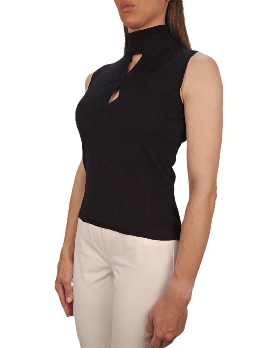 STRICKWAREN - GIANNI VERSACE COUTURE PULLUNDER SCHWARZ