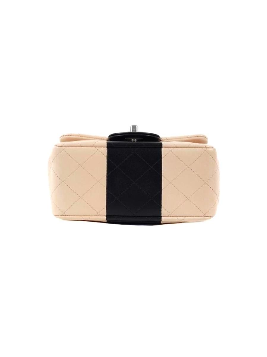 UMHÄNGETASCHE - CHANEL CLASSIC SINGLE FLAP QUILTED SQUARE MINI