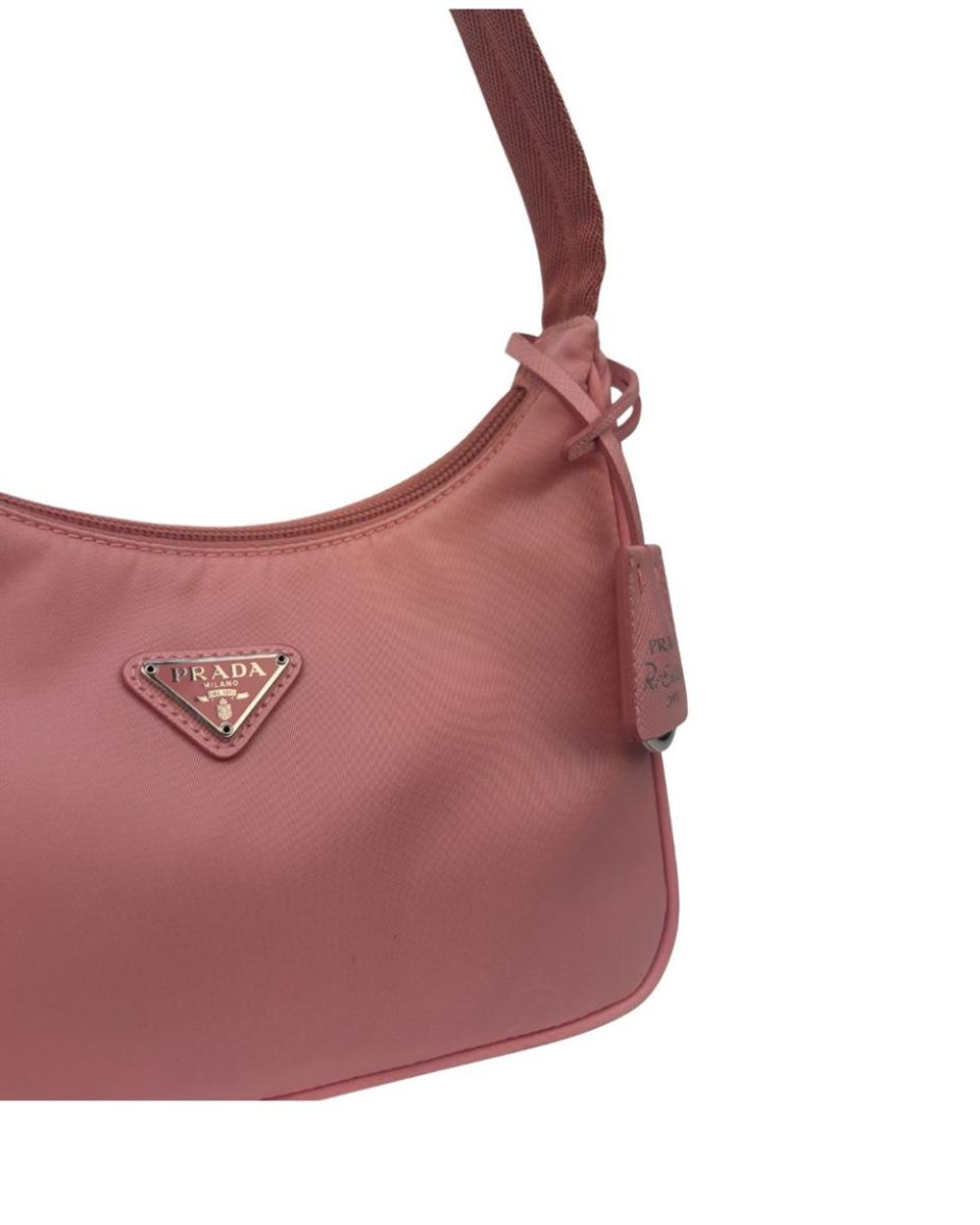 UMHÄNGE- & SCHULTERTASCHEN - PRADA RE-EDITION 2000 MINI HOBO ROSA