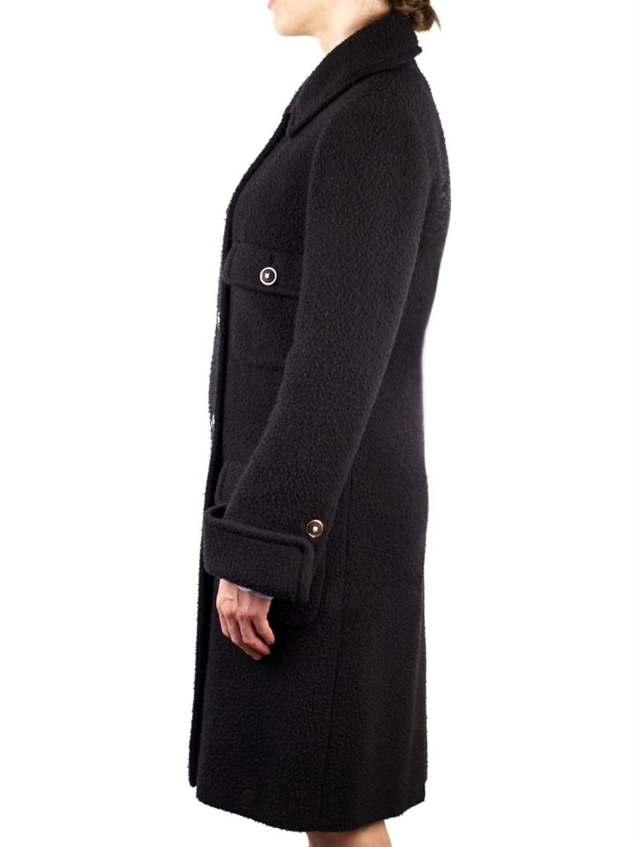 MANTEL - CHANEL VINTAGE WOLLE ZWEIREIHIGER SCHWARZ