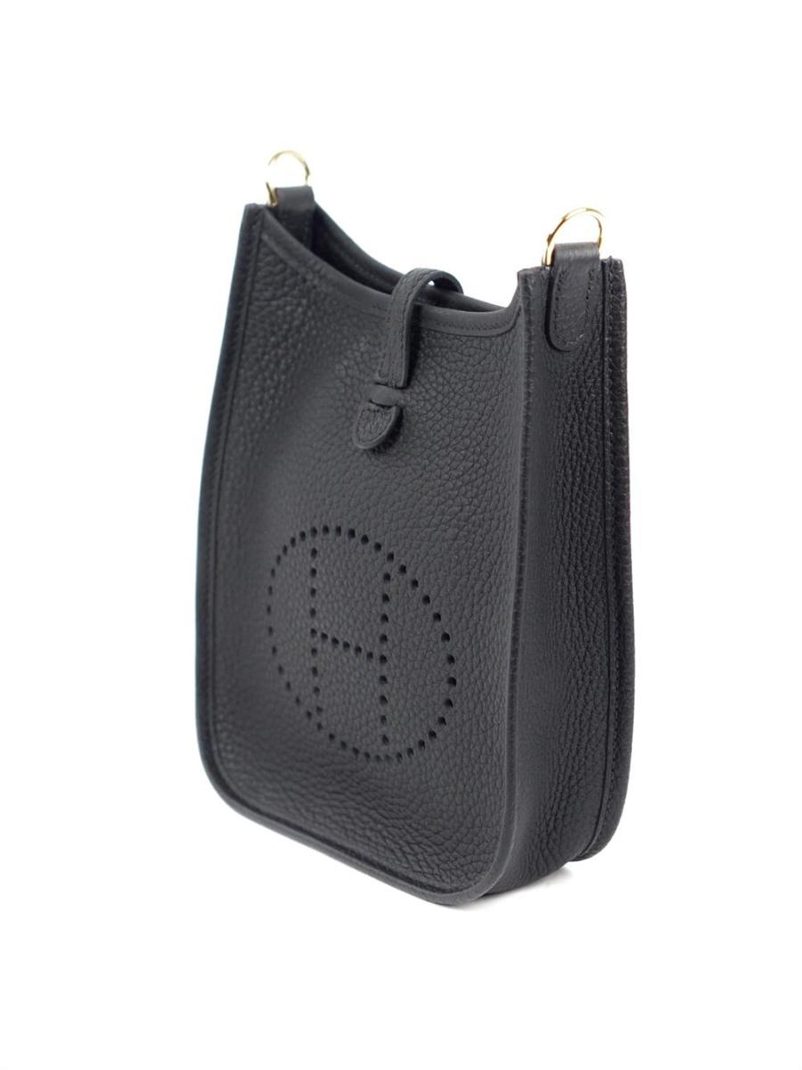UMHÄNGETASCHE - HERMÈS EVELYNE 16 SCHWARZ CLEMENCE GHW 2020