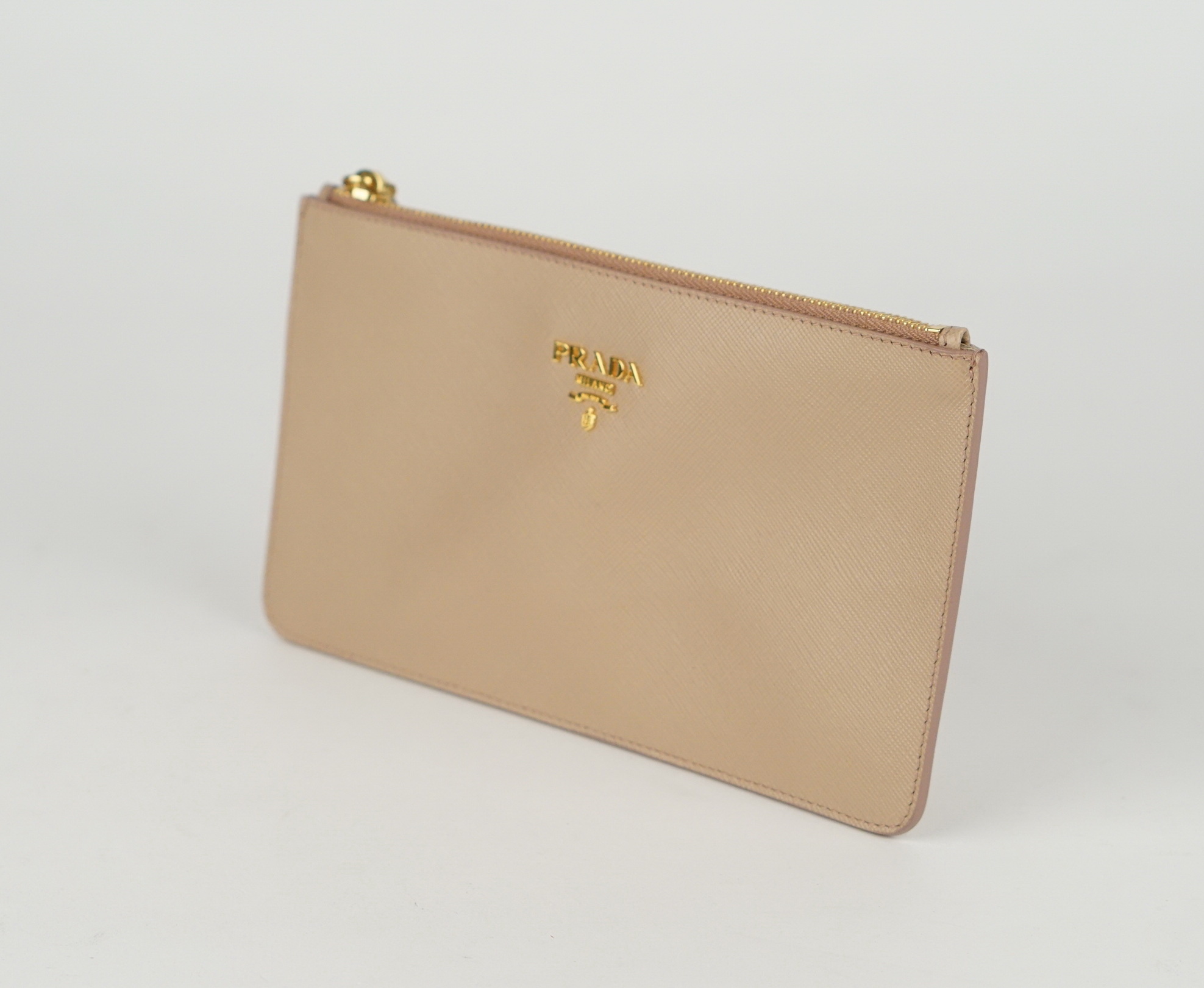CLUTCH - LEDER BEIGE