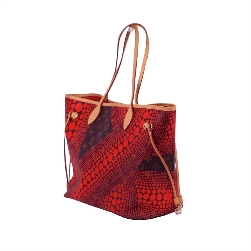 SHOPPER - LOUIS VUITTON YAYOI KUSAMA NEVERFULL MM MONOGRAM CANVAS