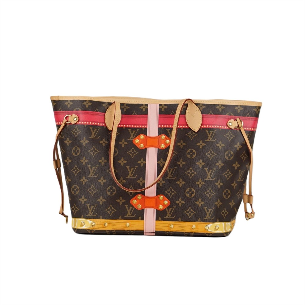 SHOPPER - LOUIS VUITTON SUMMER TRUNKS NEVERFULL MM MONOGRAM