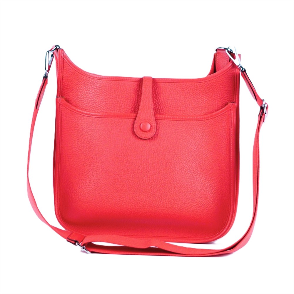 UMHÄNGETASCHE - HERMÈS EVELYNE 28 PINK CLEMENCE PHW 2019