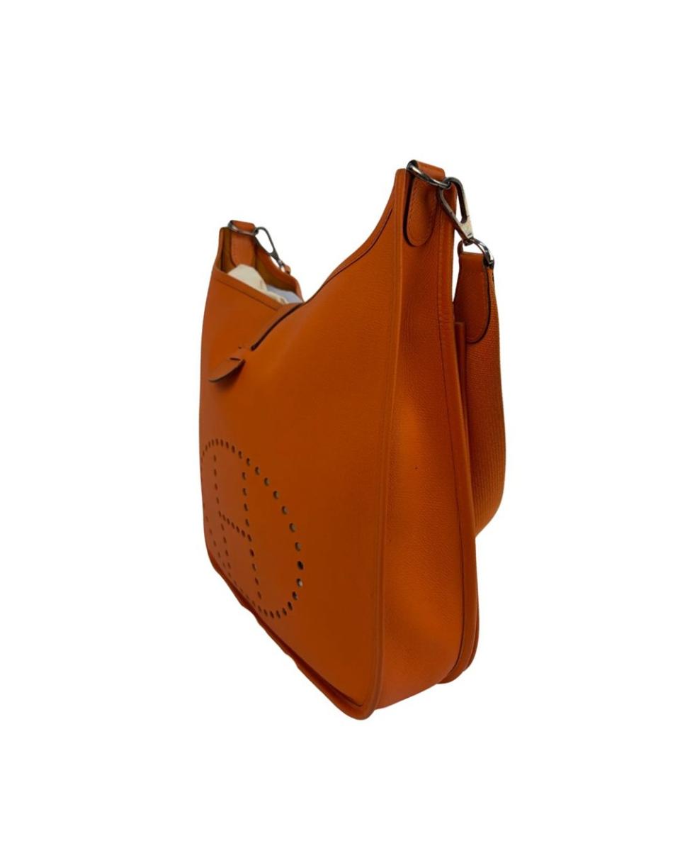 UMHÄNGE- & SCHULTERTASCHEN - HERMES EVELYNE II ORANGE EPSOM