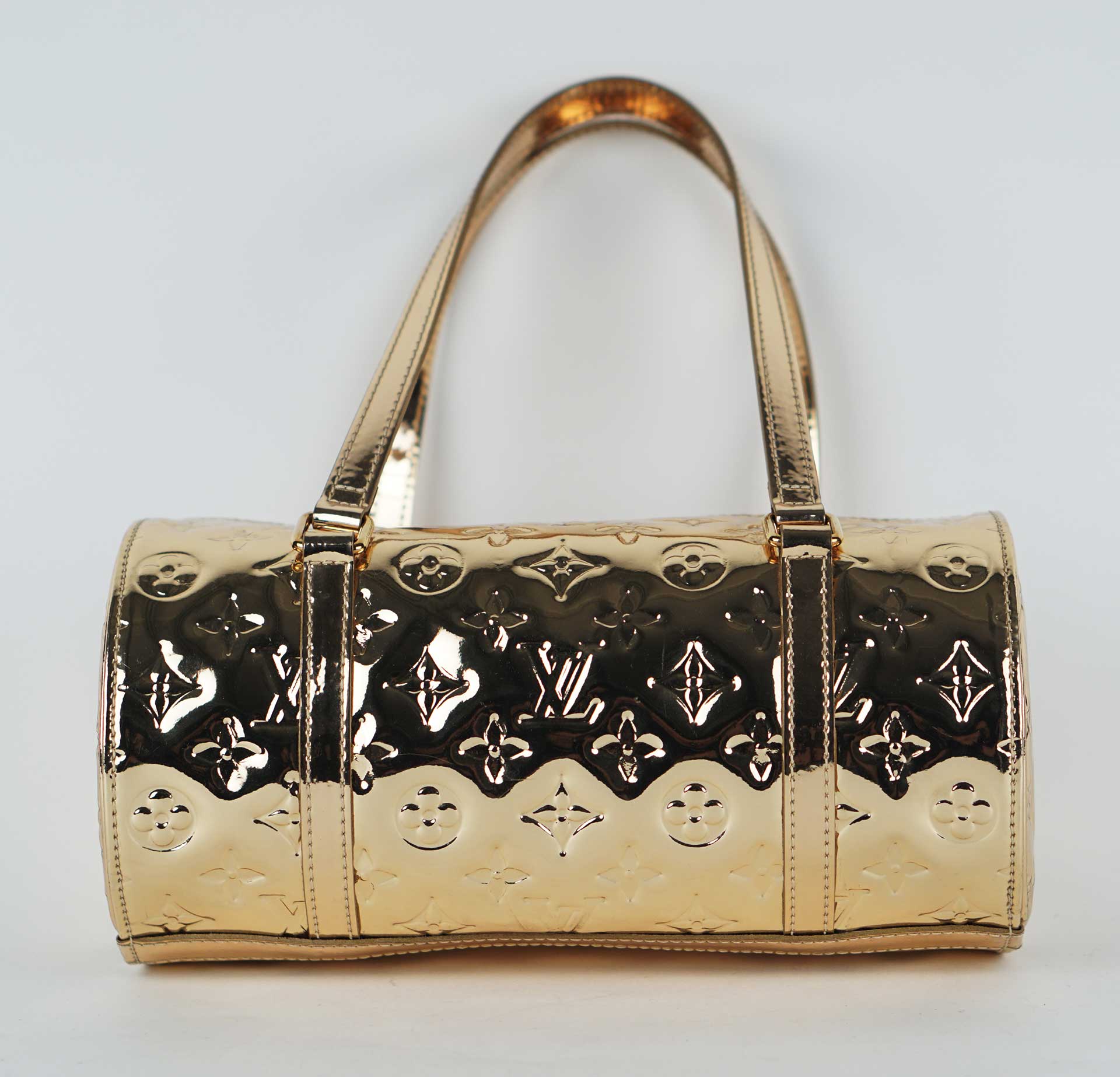 Louis Vuitton Gold Monogram Vinyl Limited Edition Miroir Papillon Bag Louis  Vuitton