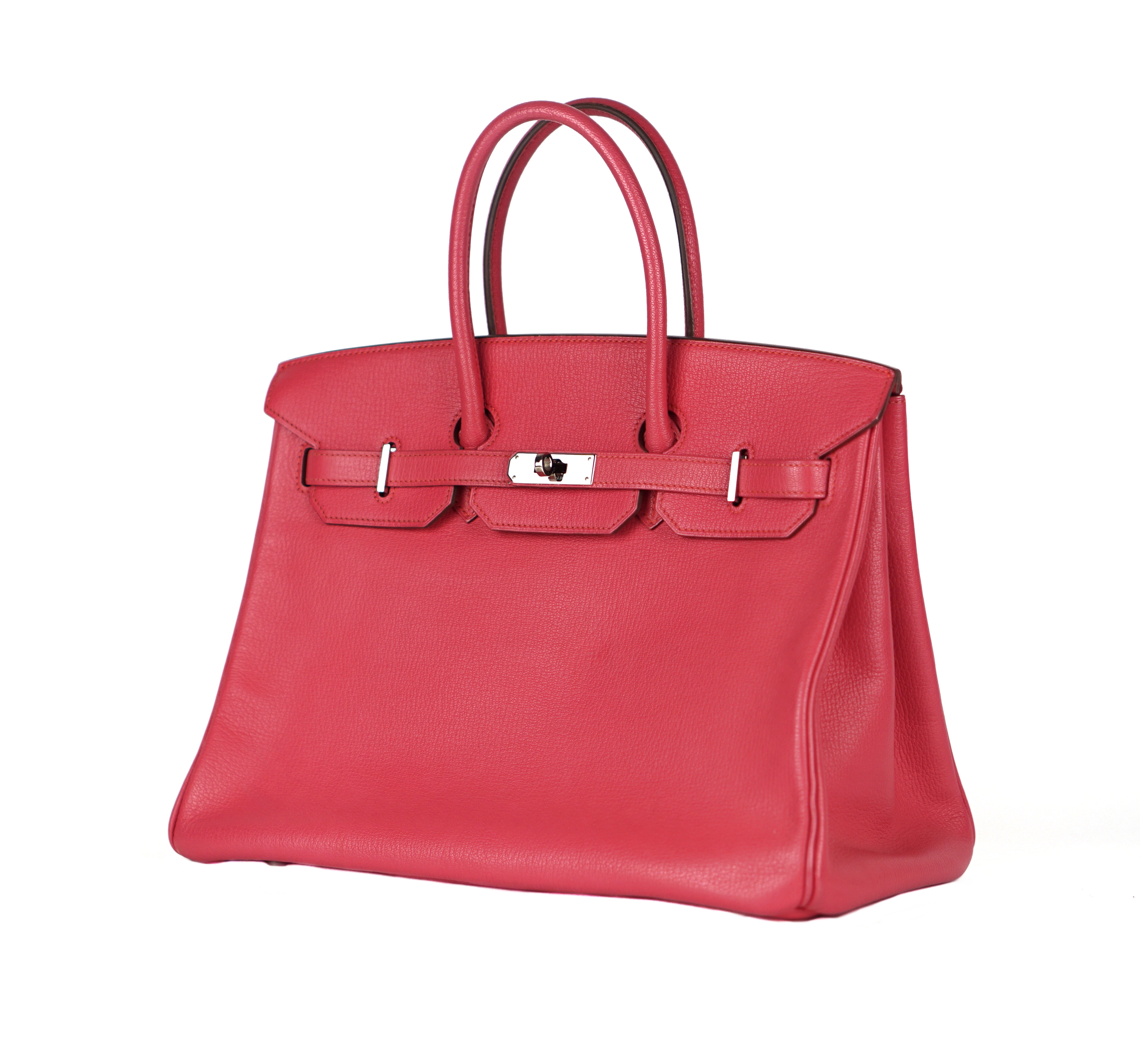 TOTE BAG - HERMÈS BIRKIN 35 ROSE SHOCKING