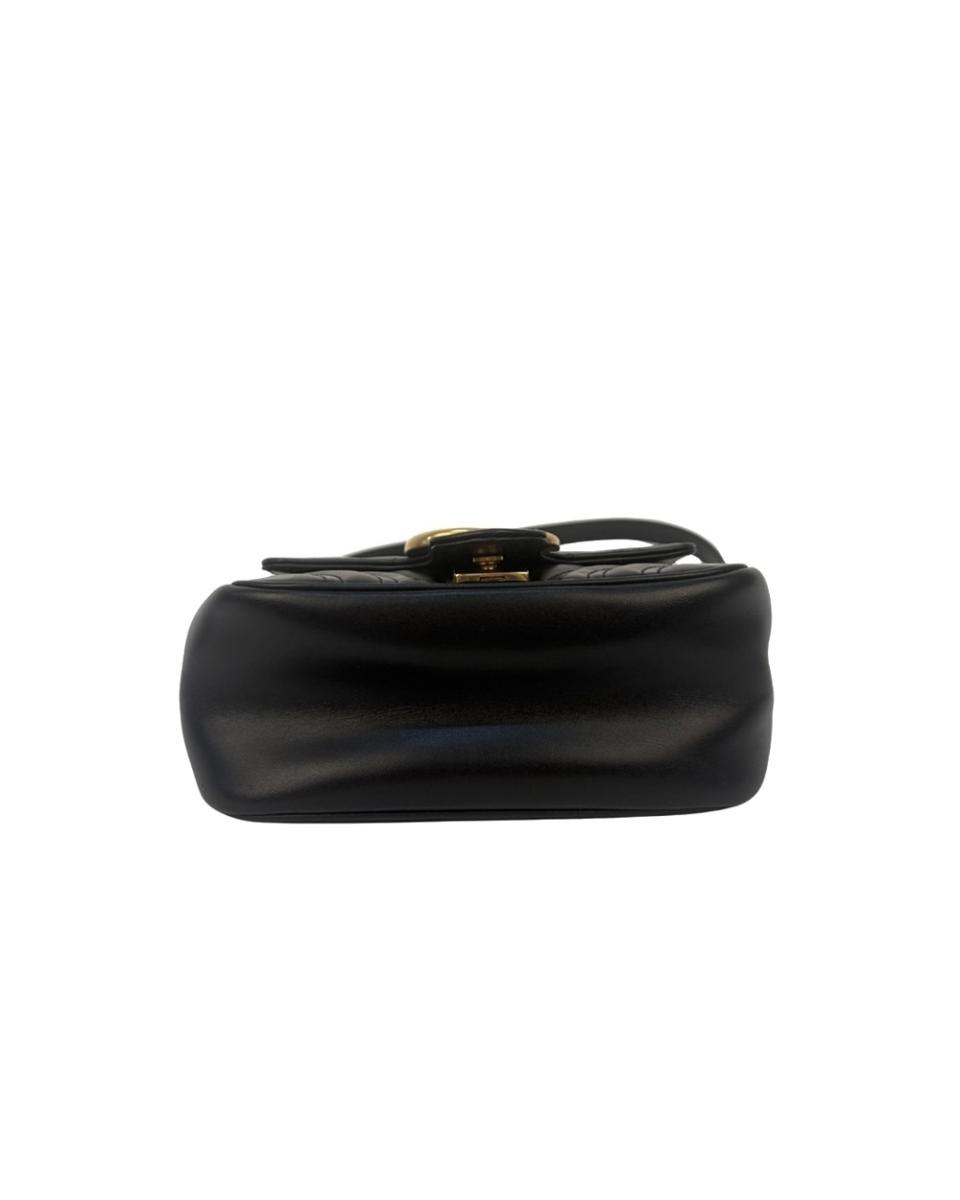 UMHÄNGE- & SCHULTERTASCHEN - GUCCI MINI GG MARMONT SCHWARZ