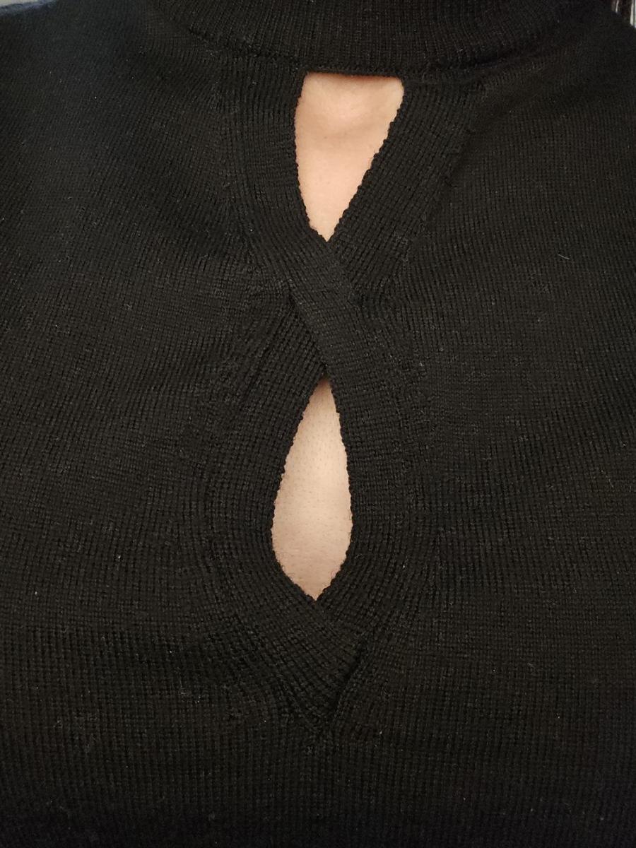 STRICKWAREN - GIANNI VERSACE COUTURE PULLUNDER SCHWARZ