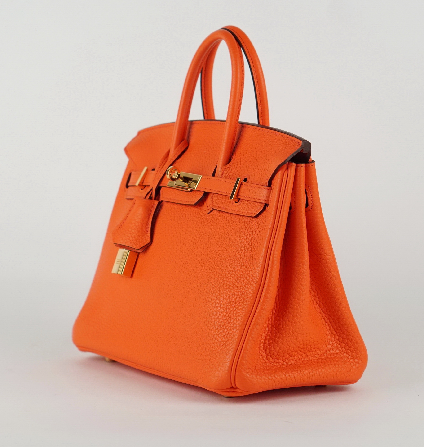 HENKELTASCHE -  BIRKIN 25 ORANGE POPPY