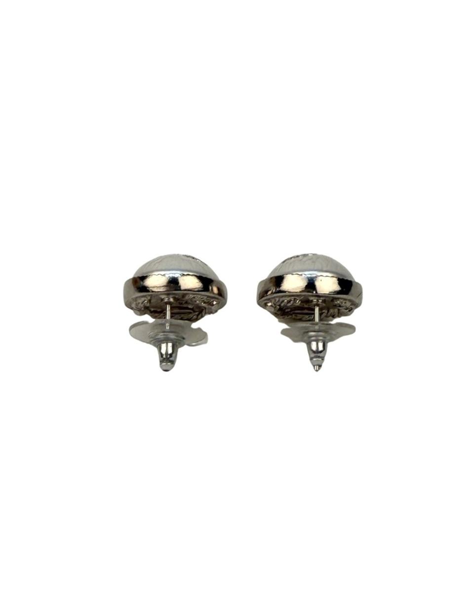 EARRINGS - CHANEL CC PEARLS WITH RHINESTONES