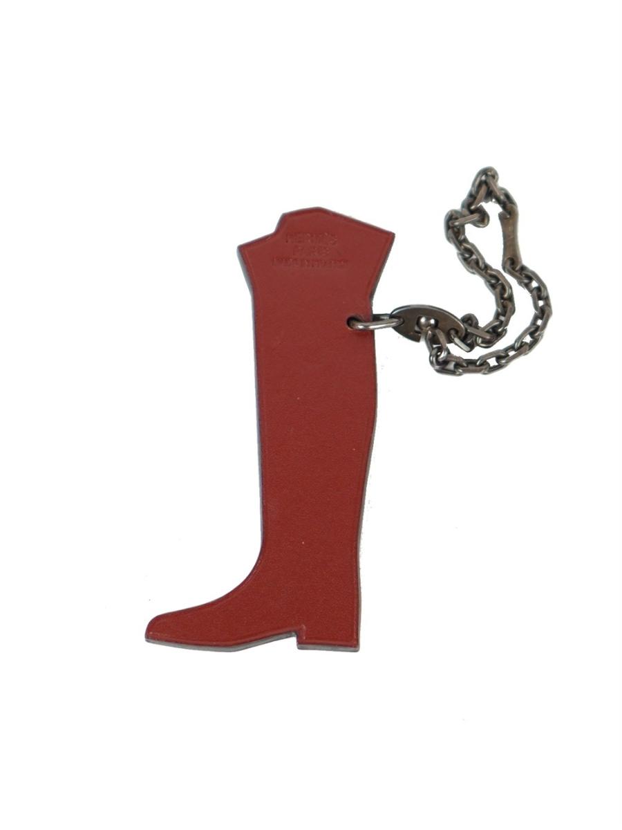 CHARM - HERMÈS BOOTS IN LEATHER AND SILVER 925