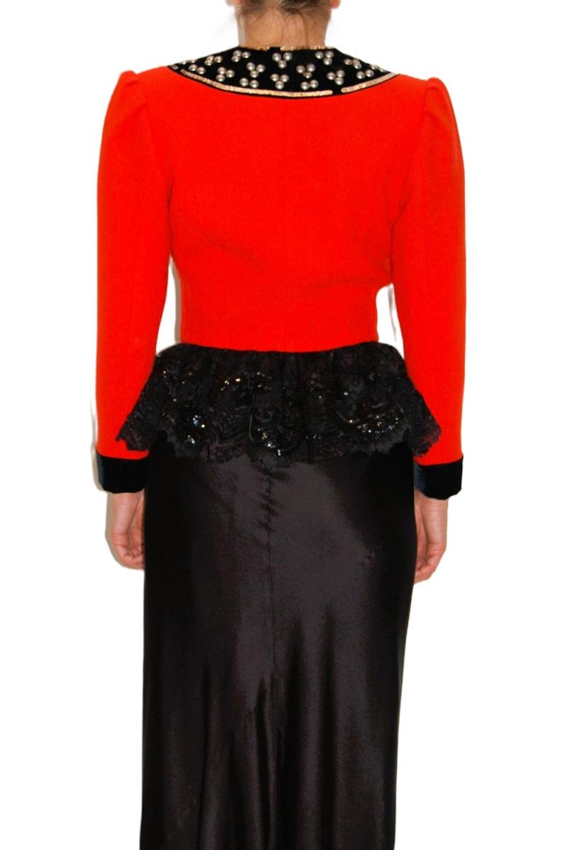 BLAZER - CHRISTIAN LACROIX BESETZTER COUTURE STYLE BLAZER