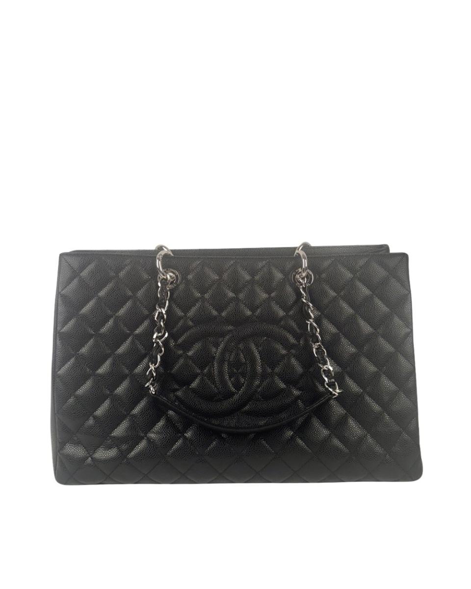 TOTE BAGS - CHANEL GRAND SHOPPING TOTE BLACK