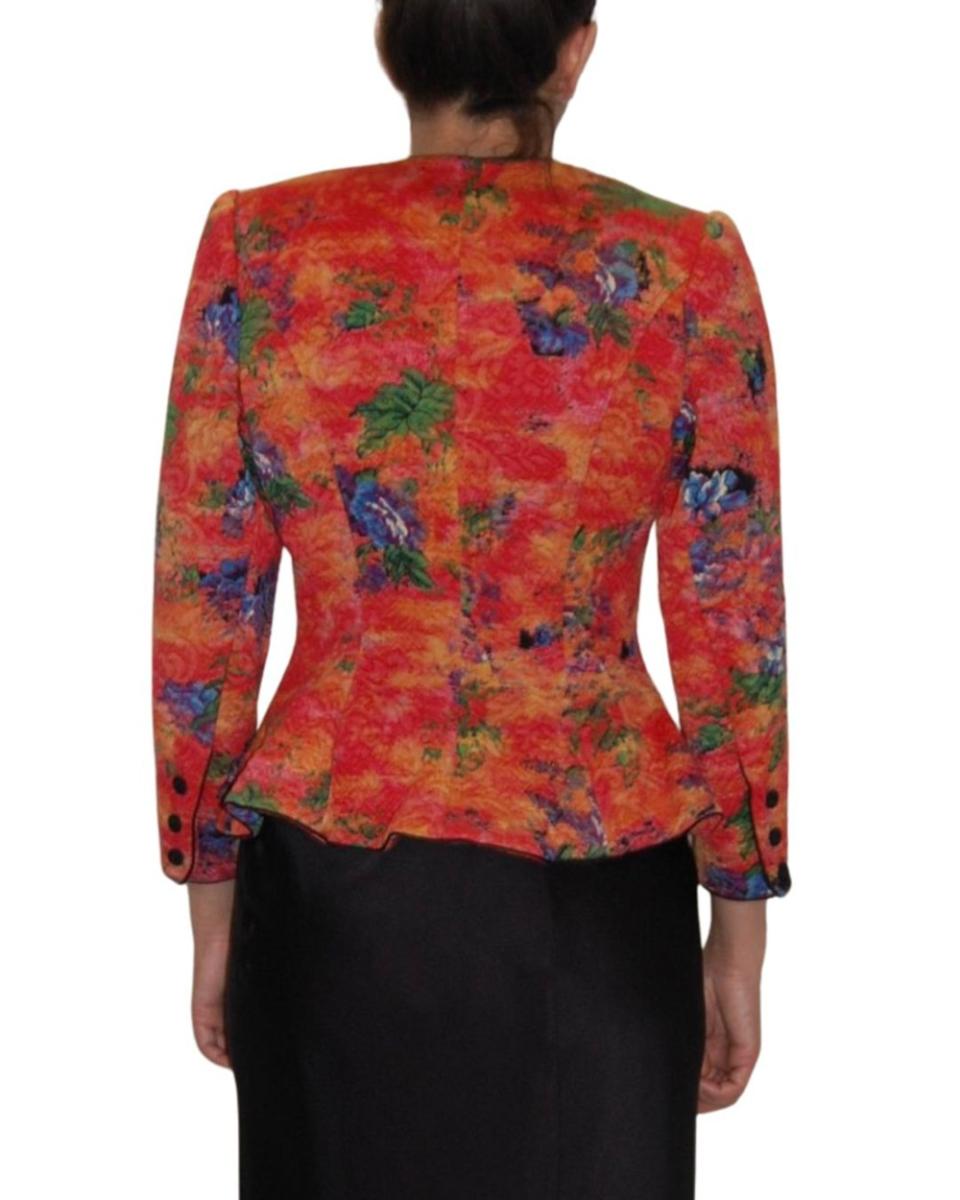 BLAZER - UNGARO WICKELBLAZER GEMUSTERT ROT