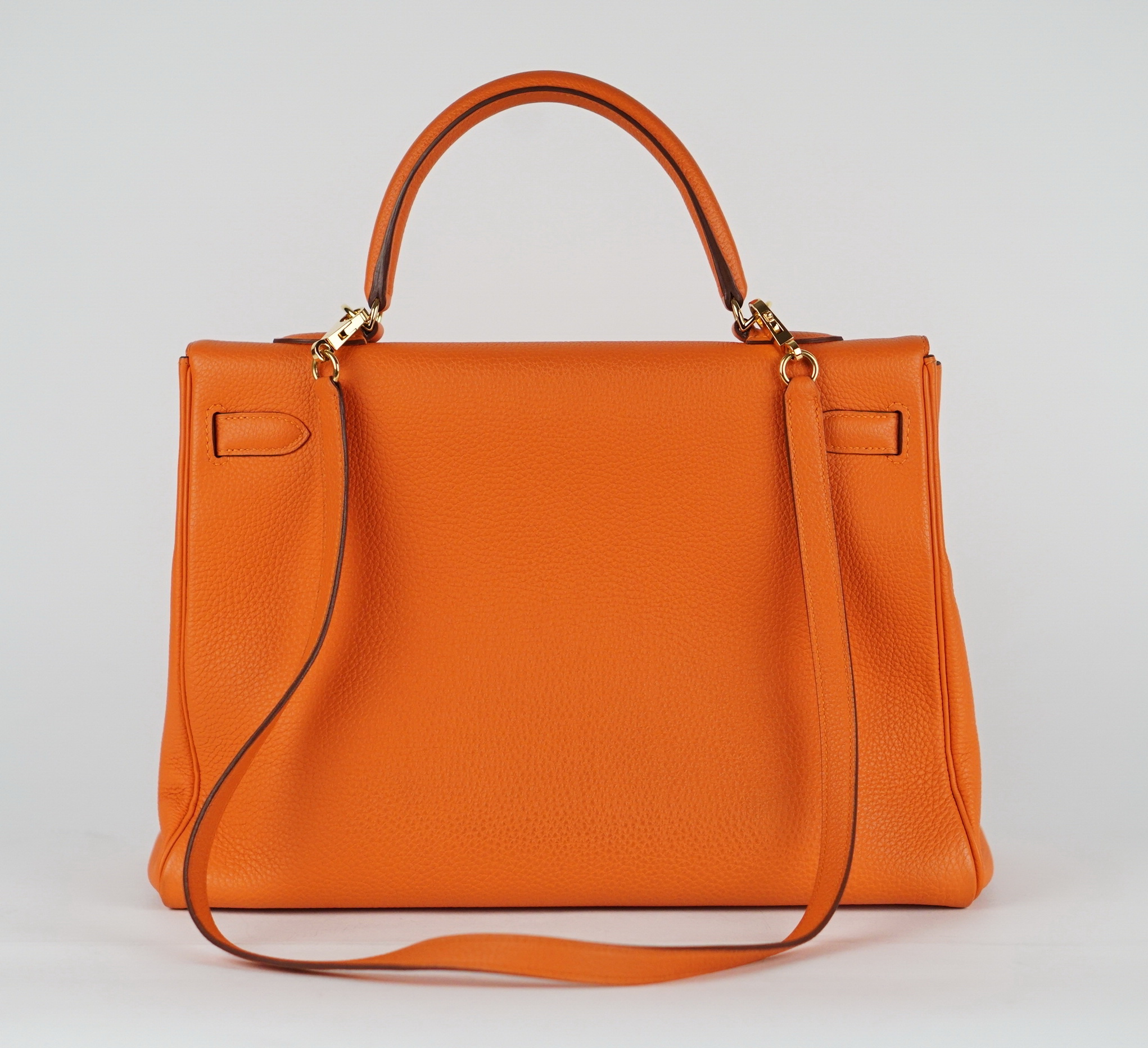 HENKELTASCHE - HERMÈS KELLY 35 ORANGE