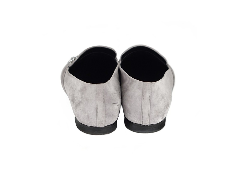 LOAFER - ROGER VIVIER WILDLEDER GRAU