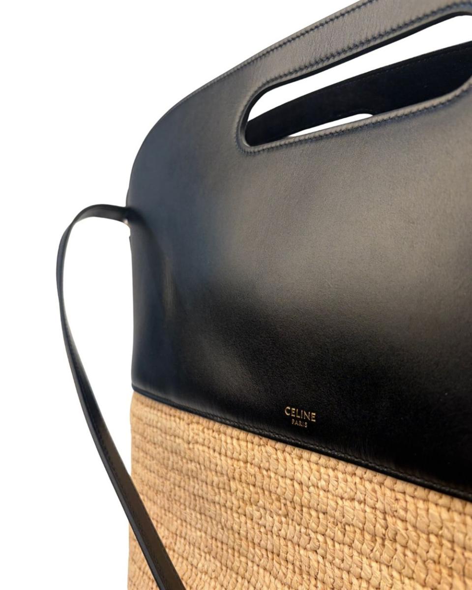 TOTE BAGS - CELINE RAFFIA BASKET BAG