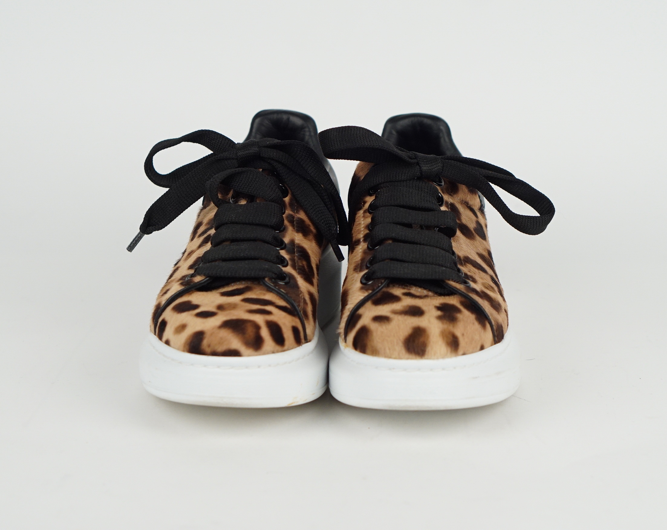 Leopard Print Calf Hair Sneaker Low 