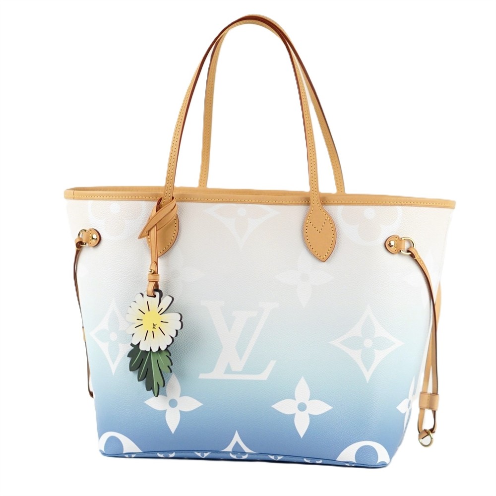 SHOPPER - LOUIS VUITTON NEVERFULL MONOGRAM GRADIENT BLAU