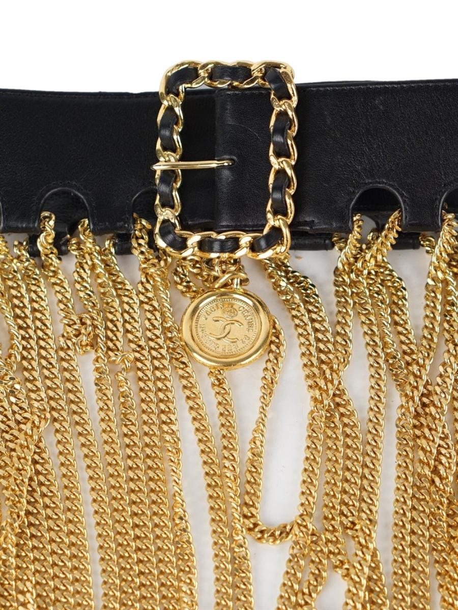 GÜRTEL - CHANEL VINTAGE 1991 KETTENGLIED MIT SCHNALLE 70/28