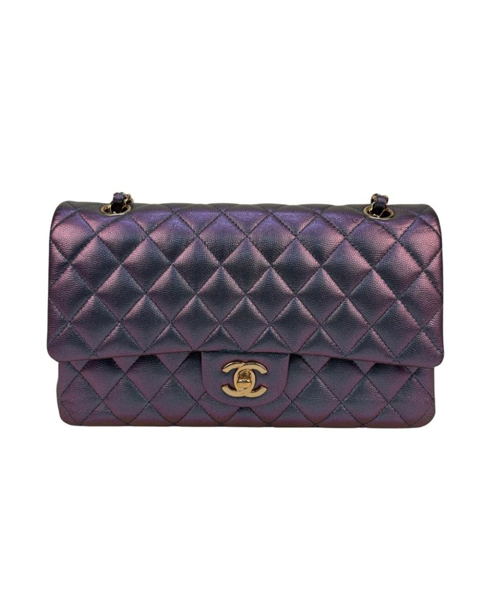 UMHÄNGE- & SCHULTERTASCHEN - CHANEL IRIDESCENT CAVIAR DOUBLE FLAP