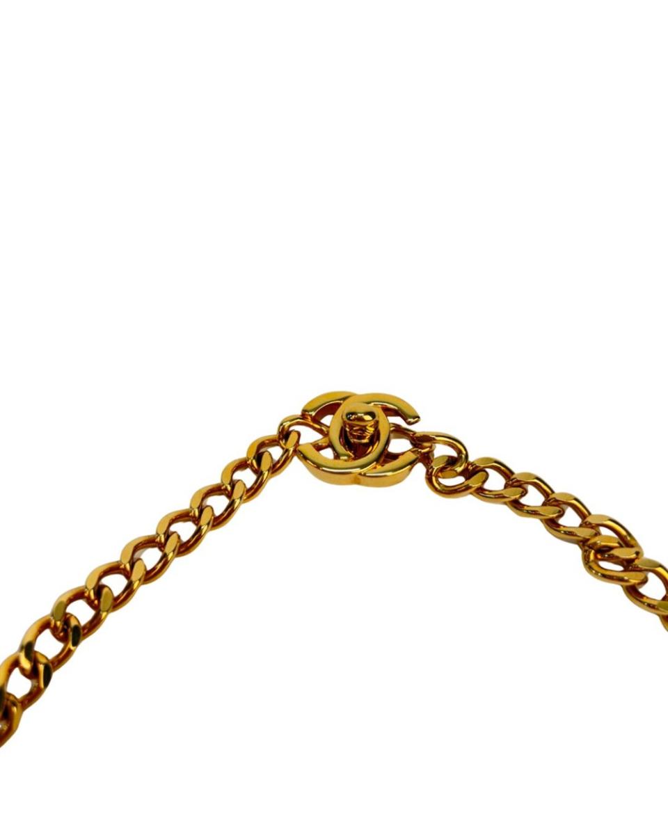 HALSKETTEN - CHANEL VINTAGE CC TURNLOCK