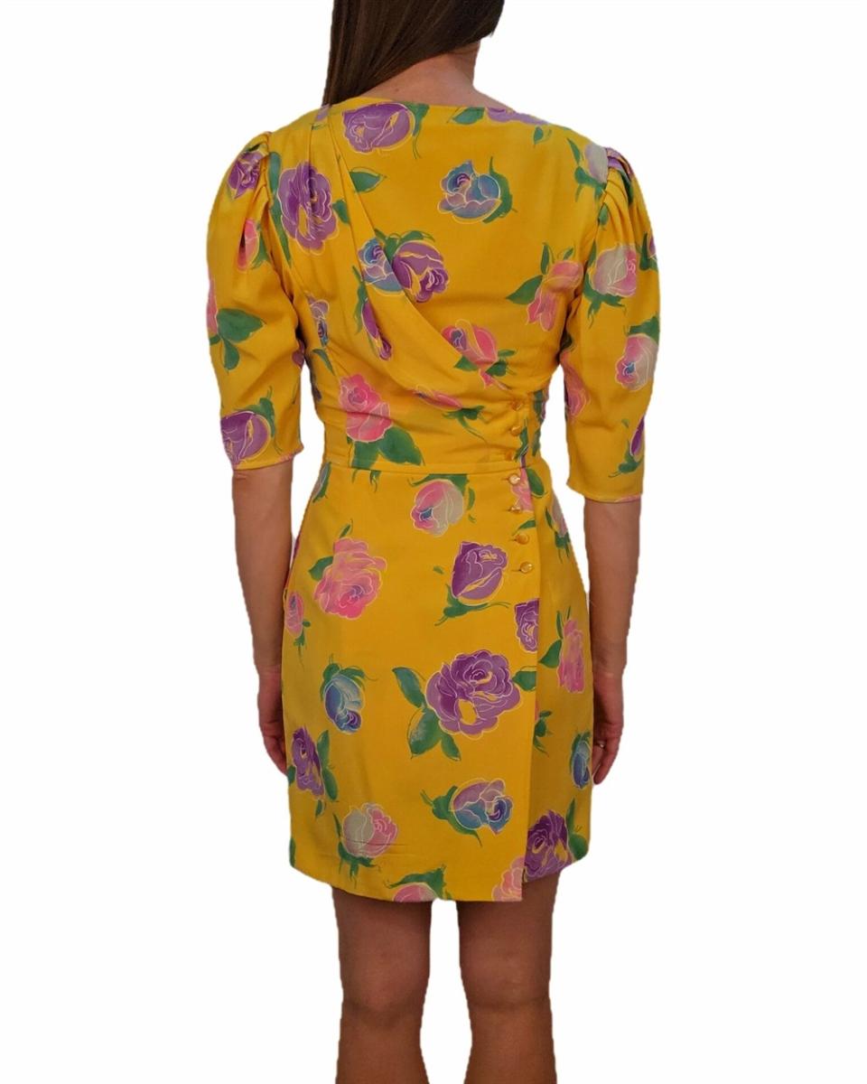 KLEIDER - UNGARO PARALLELE GEBLÜMTES SEIDENKLEID