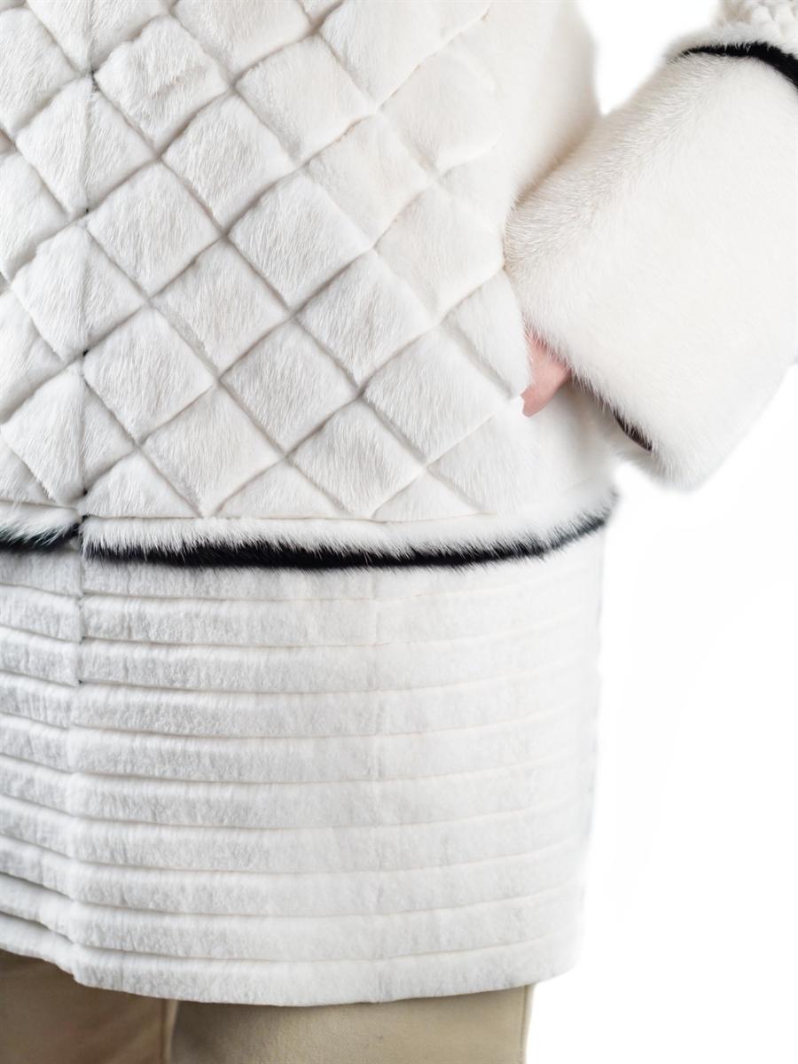 FUR COAT - FENDI MINK WHITE