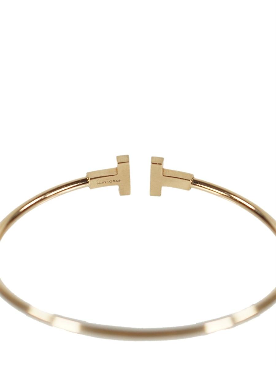 ARMBAND - TIFFANY & CO. T-WIDE WIRE ROSEGOLD 18 KARAT Ø 5,8cm