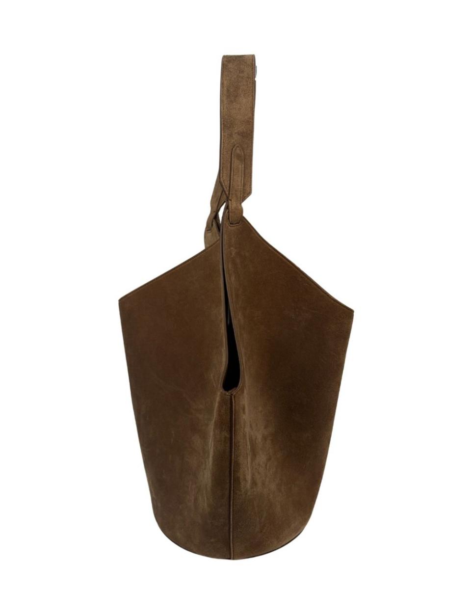 TOTE BAGS - KHAITE LOTUS SMALL TOTE MUD SUEDE
