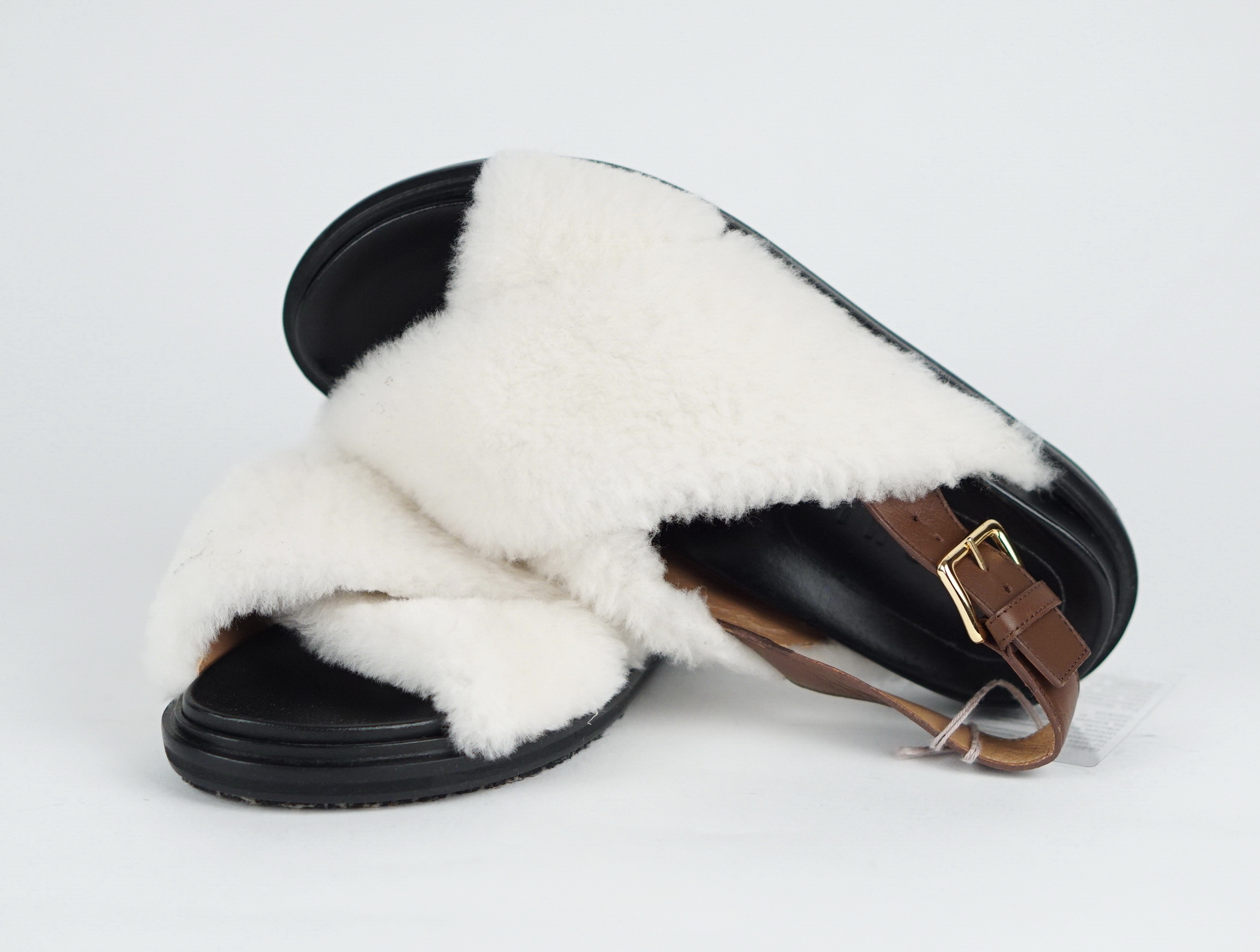 Shearling Sandals 