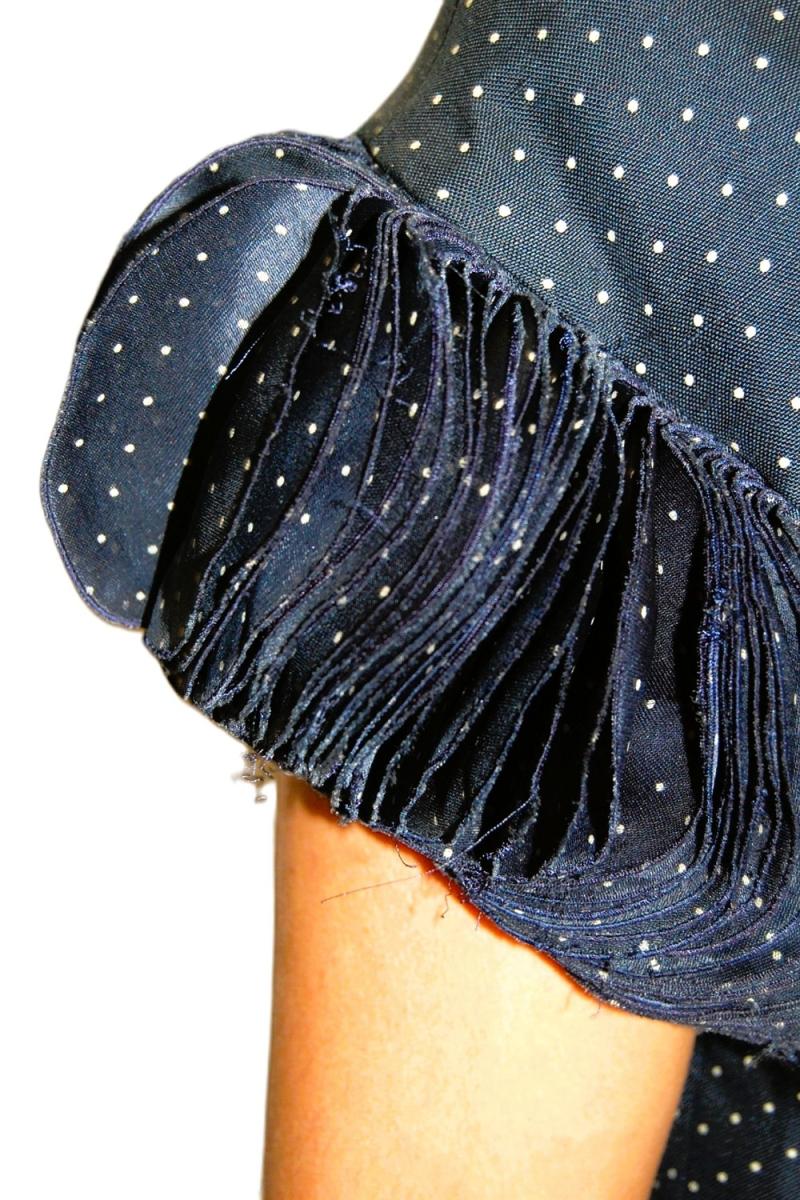 KLEIDER - VALENTINO BOUTIQUE POLKA DOT KLEID BLAU