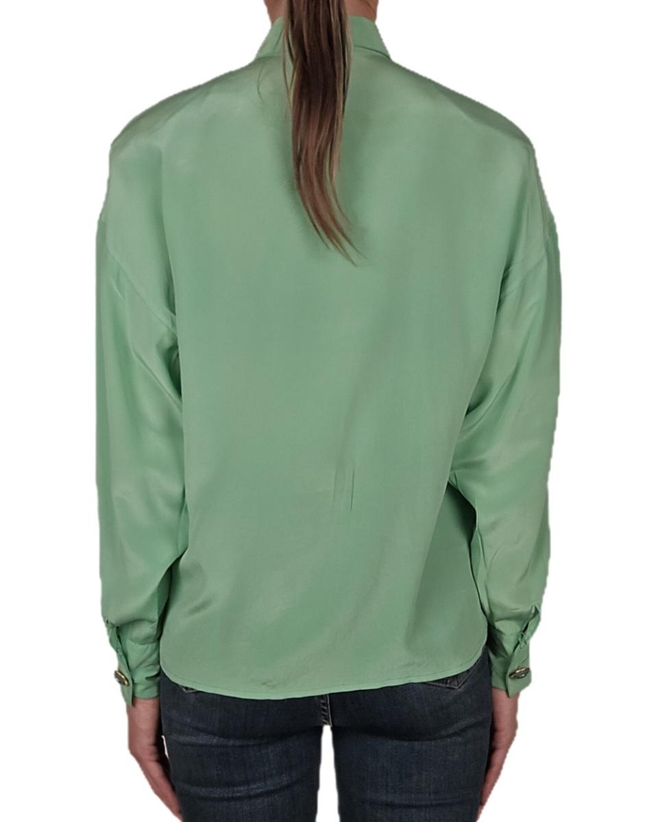 BLOUSES - GIANNI VERSACE SILK BLOUSE GREEN