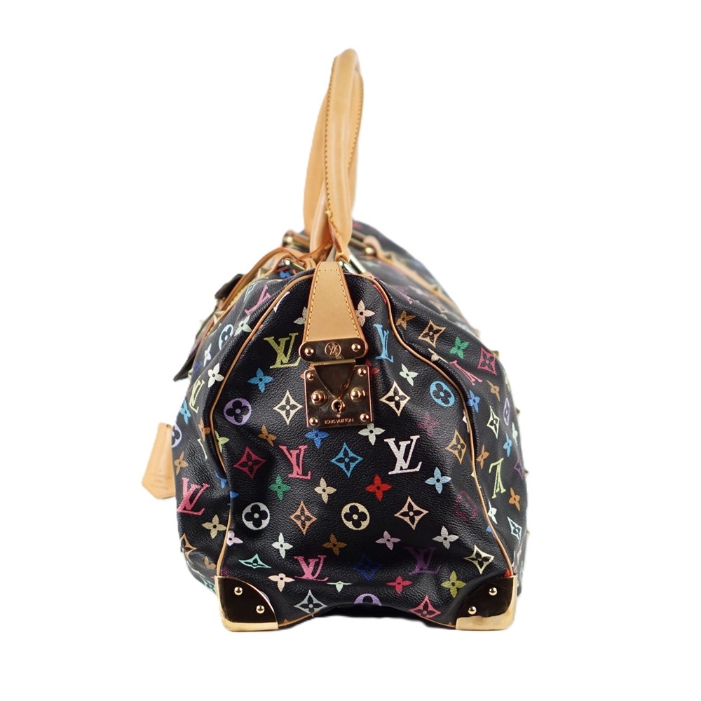 REISETASCHE - LOUIS VUITTON KEEPALL 45 MONOGRAM MULTICOLORE SCHWARZ