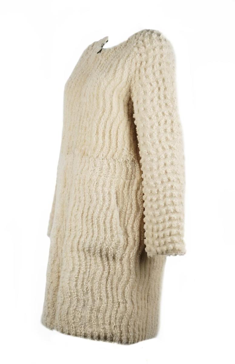COAT - SPRUNG FRÈRES MERINO SHEARLING BEIGE